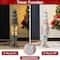 Glitzhome® 28" Lighted Resin Christmas Cupcake Nutcracker Porch Decor with Timer